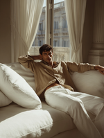 Beige Men’s Linen Shirt