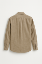 Beige Men’s Linen Shirt