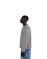 NAVY/WHITE LONG SLEEVE TEE