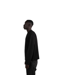 BLACK LONG SLEEVE TEE