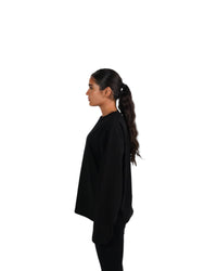 BLACK LONG SLEEVE TEE