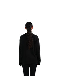 BLACK LONG SLEEVE TEE