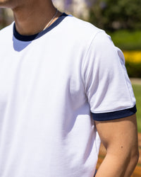 White Ringer T-shirt