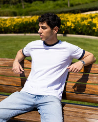 White Ringer T-shirt