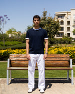 Navy Ringer T-shirt
