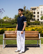 Navy Ringer T-shirt