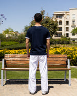 Navy Ringer T-shirt