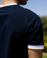 Navy Ringer T-shirt
