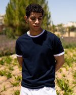Navy Ringer T-shirt