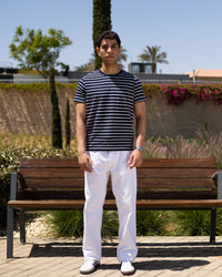 Navy Striped T-shirt
