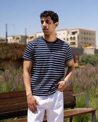 Navy Striped T-shirt