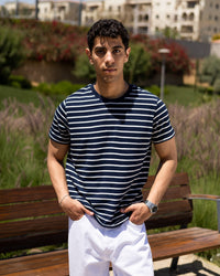 Navy Striped T-shirt